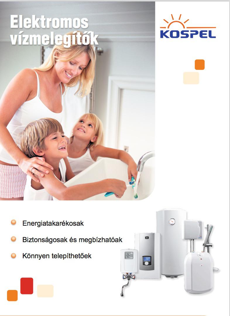 Kospel Elektromos vízmelegítők 2017